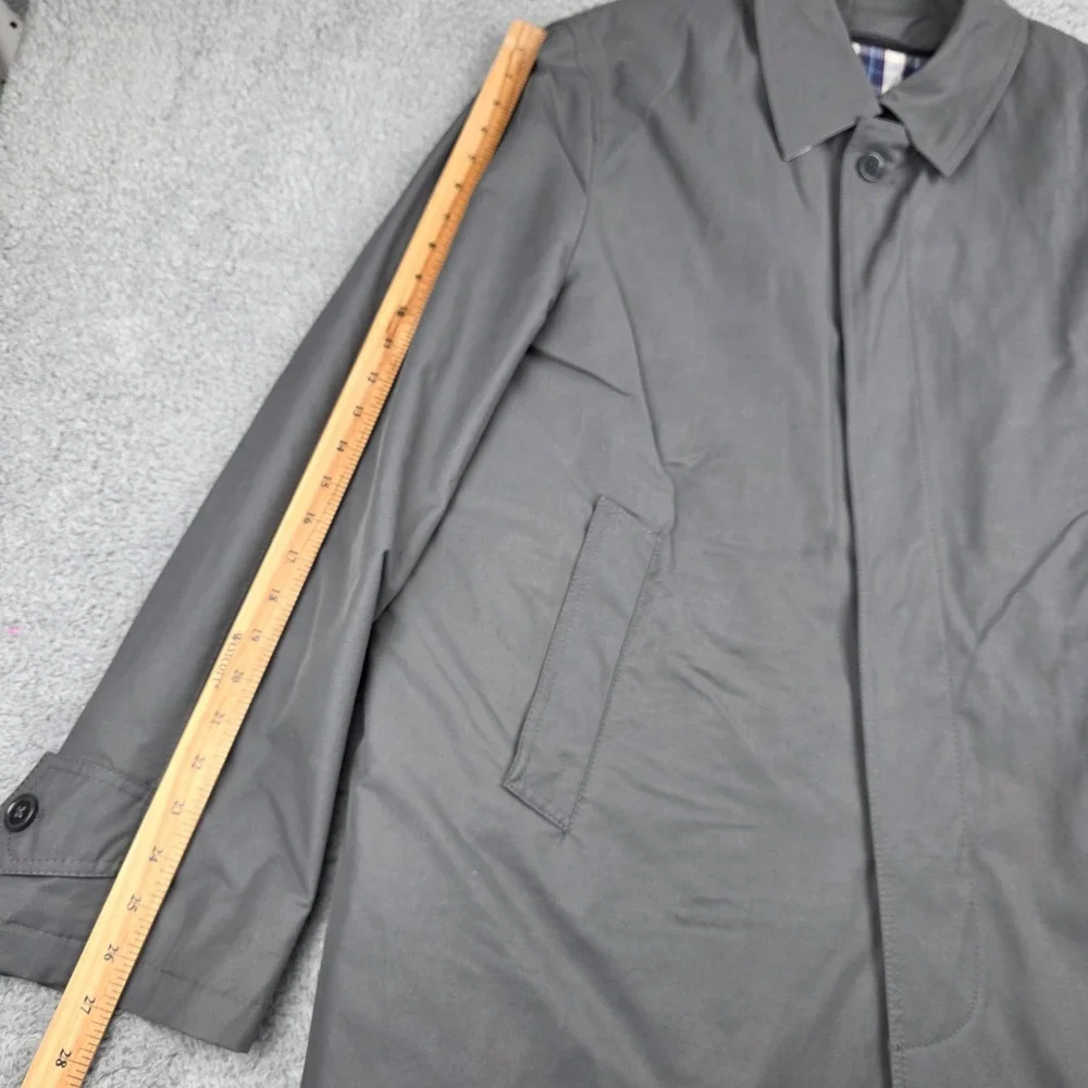 Frank Stella New York classic 3/4 Rain Coat Men 56/46 Zipout Liner Made in Italy